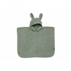 Poncho de bain éponge ash green Jollein
