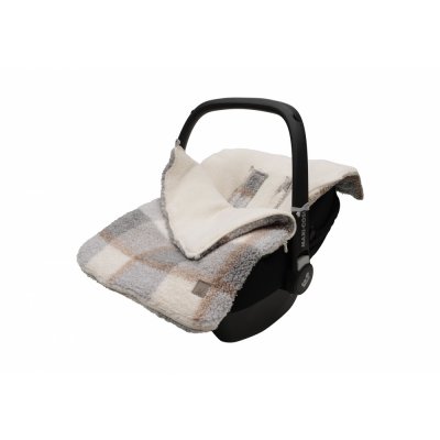 Nid d’ange groupe 0+ bouclette passe-sangle bébé carreaux