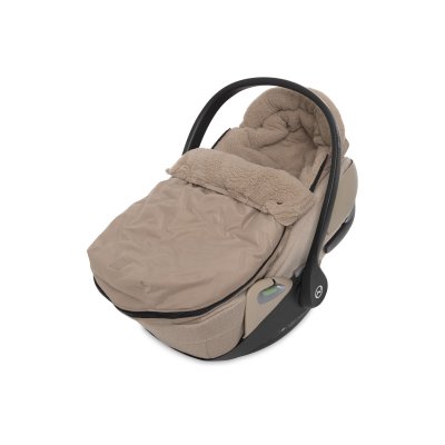 Nid d’ange groupe 0+ passe-sangle bébé embossed milky coffee