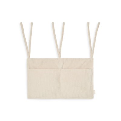 Pochette de lit corduroy nougat 30x50 cm