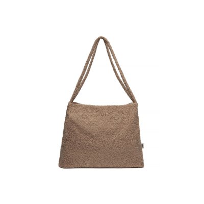 JOLLEIN Sac tote bag 34x43 cm bouclette biscuit