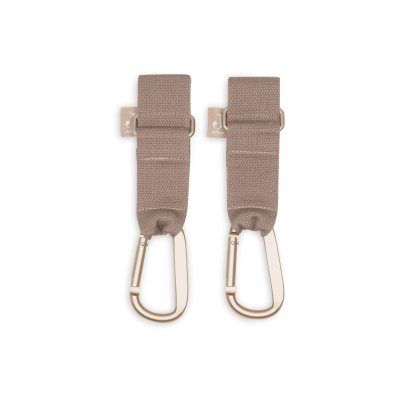 Lot de 2 crochets pour poussette milky coffee