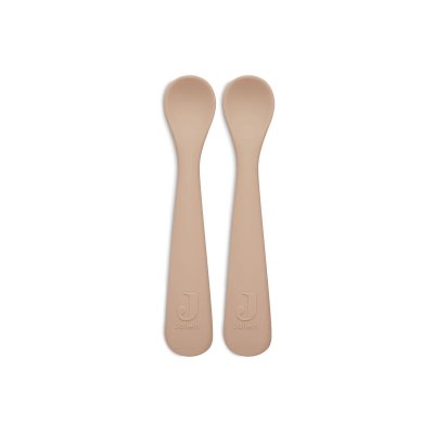 Lot de 2 cuillères souple silicone pale pink