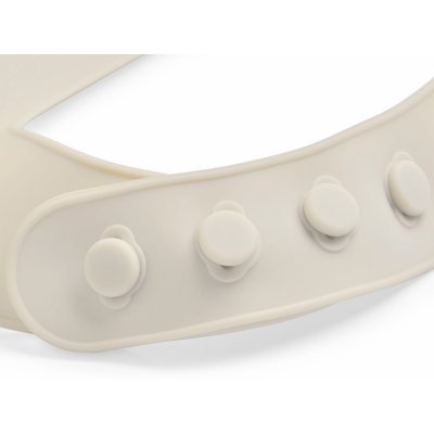 Bavoir en silicone nougat