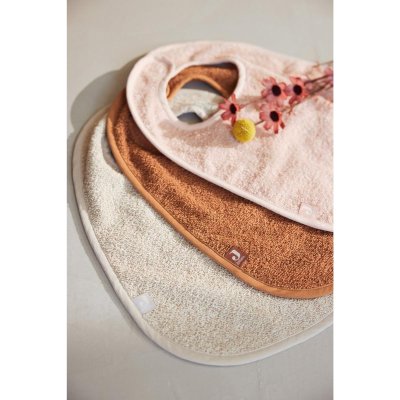 Bavoir éponge nougat