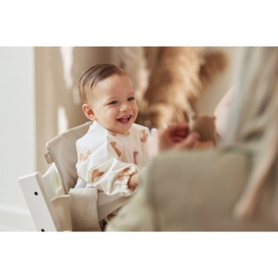 Bavoir manches longues imperméable teddy bear