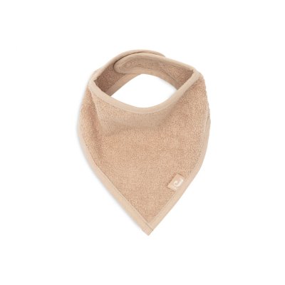 Lot de 2 bavoirs bandana éponge biscuit