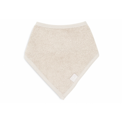 Lot de 2 bavoirs bandana éponge nougat