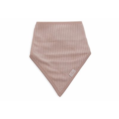 Lot de 2 bavoirs bandana velvet wild rose & ivoire