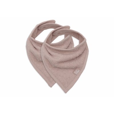 Lot de 2 bavoirs bandana éponge wild rose