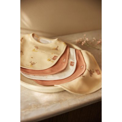 Lot de 5 bavoirs imperméables kangaroots