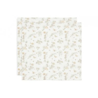 Lot de 2 langes gaze de coton 70x70 cm dreamy mouse