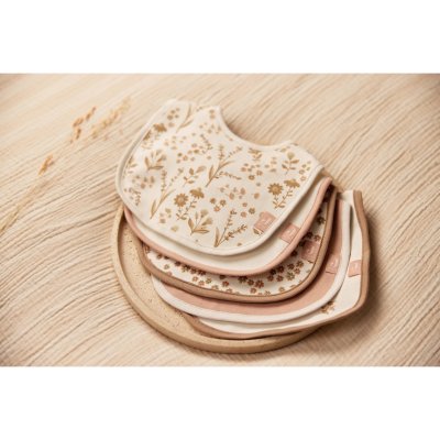 Lot de 5 bavoirs imperméables bloomy