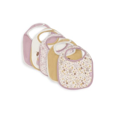 Lot de 5 bavoirs imperméables flower fairies