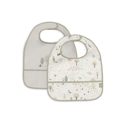 Lot de 2 bavoirs imperméables tiny park