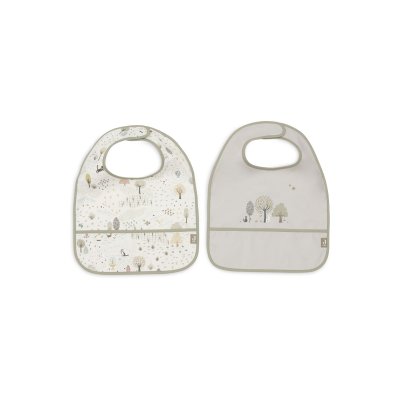 Lot de 2 bavoirs imperméables tiny park