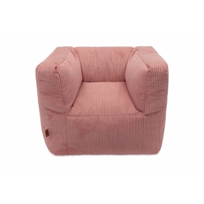 Fauteuil enfant velours côtelé corduroy wild rose