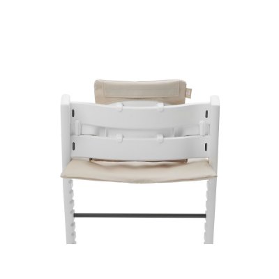 Coussin d’assise chaise haute bébé nougat