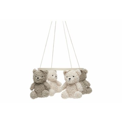 Mobile d'éveil bébé teddy bear olive green et naturel
