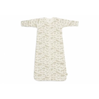 Gigoteuse à manches amovibles animals olive 3-6 mois