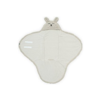 Couverture portefeuille câline bunny nougat