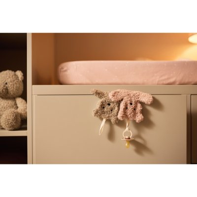 Attache sucette teddy bear olive