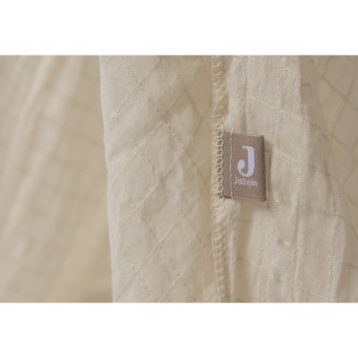 Ciel de lit vintage 245 cm cosy check sand