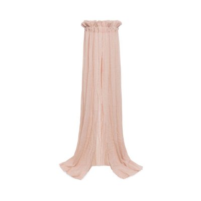 Pack ciel de lit vintage 155 cm wild rose + flèche de lit blanche