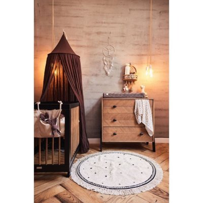 Ciel de lit vintage 245 cm chestnut