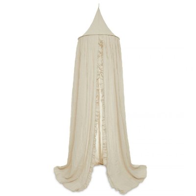 Ciel de lit vintage 245 cm ruffle nougat