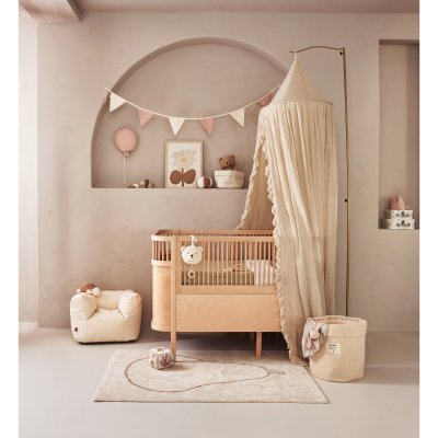 Guirlande drapeau party collection rose/ivoire