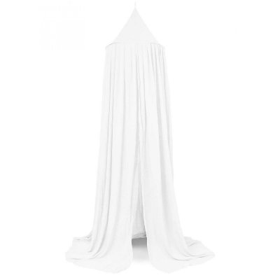 Pack ciel de lit vintage 245 cm white + flèche de lit blanche