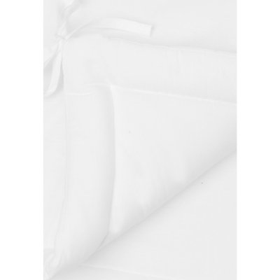 Tour de lit 180 x 30 cm blanc