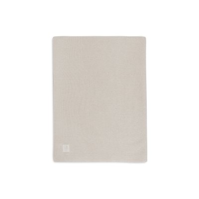 Couverture bébé tricot 100 x 150 cm oatmeal