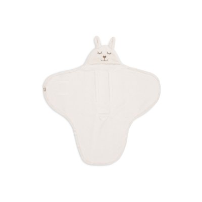 Couverture nomade portefeuille bunny cloudy rib oatmeal