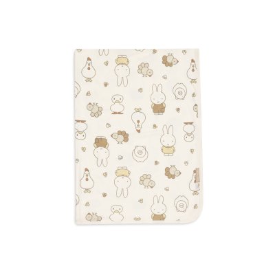 Couverture bébé jersey 75x100 cm miffy family farm