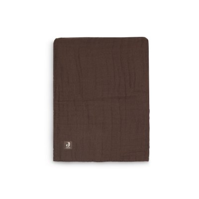 Couverture bébé 75x100 cm wrinkled coton chestnut