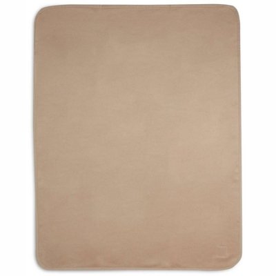 Couverture bébé 75x100 cm coton biscuit