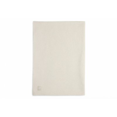 Couverture berceau 75 x 100 cm basic knit ivory