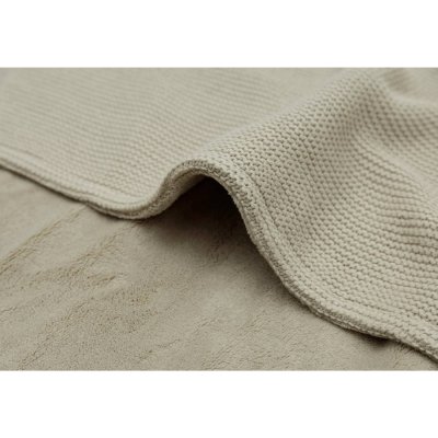 Couverture berceau 75 x 100 cm basic knit velvet olive