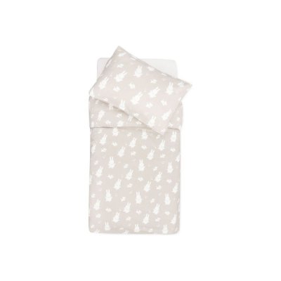 Housse de couette et taie 100x140 cm miffy snuffy nougat