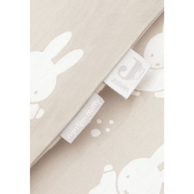 Housse de couette et taie 100x140 cm miffy snuffy nougat