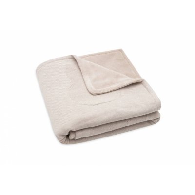 Couverture berceau 75x100 cm pointelle nougat miffy et fleece