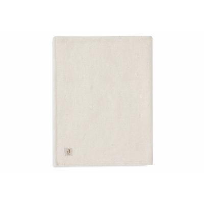 Couverture berceau 75x100 cm cosy knit ivoire & velvet