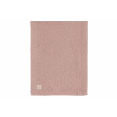 Couverture berceau 75x100 cm cosy knit wild rose & velvet