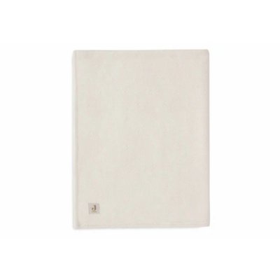 Couverture bébé 100x150 cm cosy knit velvet ivoire