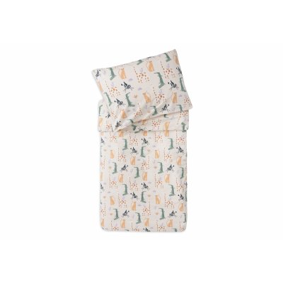Housse de couette et taie 100x140 cm jungle jambo