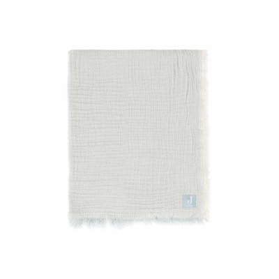 Couverture bébé 75x100 cm à franges sea green