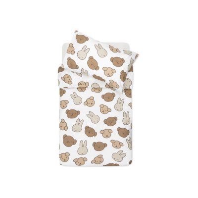 Housse de couette et taie 100x140 cm miffy and friends