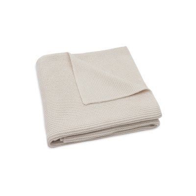 Couverture berceau 75 x 100 cm basic knit oatmeal